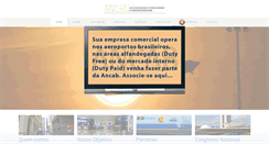 Desktop Screenshot of ancab.com.br